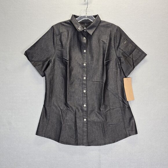 Chef Works Urban Collection Womens Black Shirt (SHC03W-BLK-M) SIZE M - Picture 1 of 13